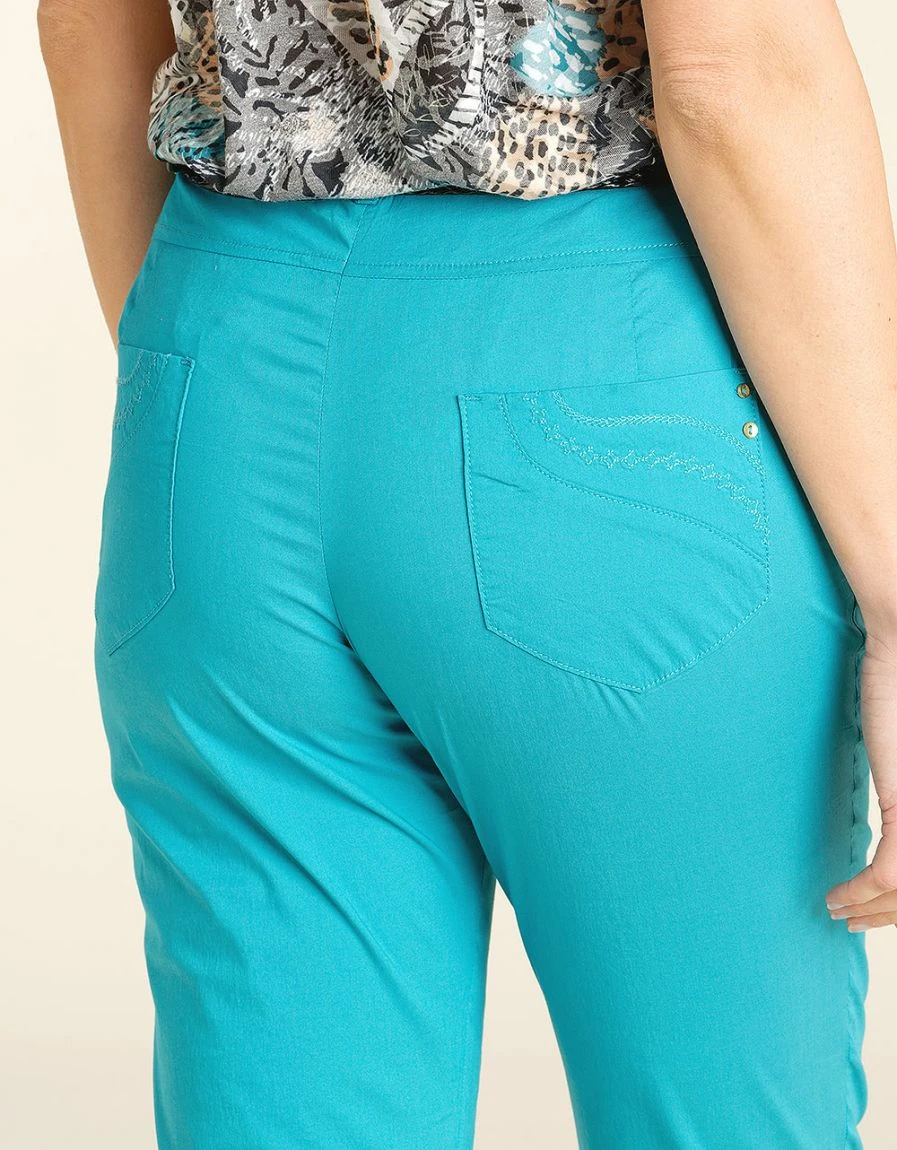 Pantacourt Léger Bleu 7 Pantacourt Léger Bleu – Image 5