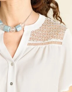 Blouse Dentelle écru -Meilleur Vêtement Magasin image5 21ec2427060