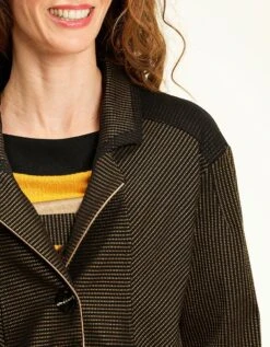 Blouson Chic Noir, Bronze -Meilleur Vêtement Magasin image5 21hc4268260