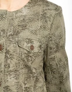 Veste Jean Imprimée Kaki 11 Veste Jean Imprimée Kaki -Meilleur Vêtement Magasin image5 22ed0186057
