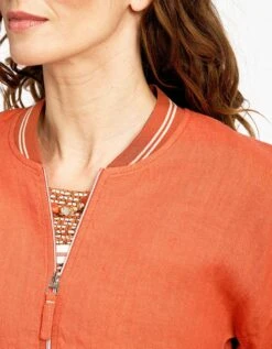 Bombers Orange100% Lin 13 Bombers Orange100% Lin -Meilleur Vêtement Magasin image5 22ed0346040