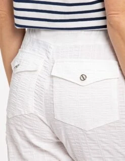 Pantacourt Blanc Léger -Meilleur Vêtement Magasin image5 22ed0470015