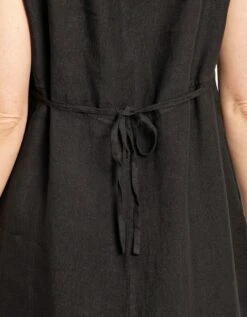 Robe 100% Lin Noire -Meilleur Vêtement Magasin image5 22ed0666020