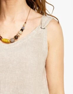 Top 100% Lin Beige 10 Top 100% Lin Beige -Meilleur Vêtement Magasin image5 22ed0708066