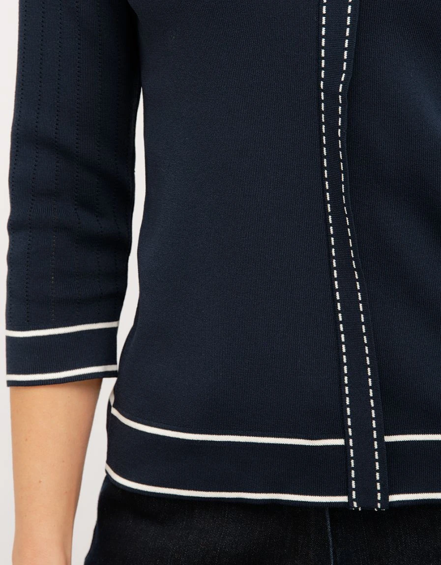 Pull Chic Bleu Marine 6 Pull Chic Bleu Marine – Image 4
