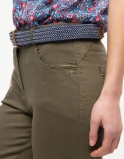 Jean Slim Vert Kaki Coton -Meilleur Vêtement Magasin image5 23ed4190057