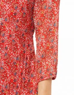 Robe Rouge Fin Plissé 12 Robe Rouge Fin Plissé -Meilleur Vêtement Magasin image5 23ed4652010