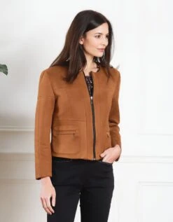 Veste Camel En Suedine 13 Veste Camel En Suedine -Meilleur Vêtement Magasin image6 18ha4537022