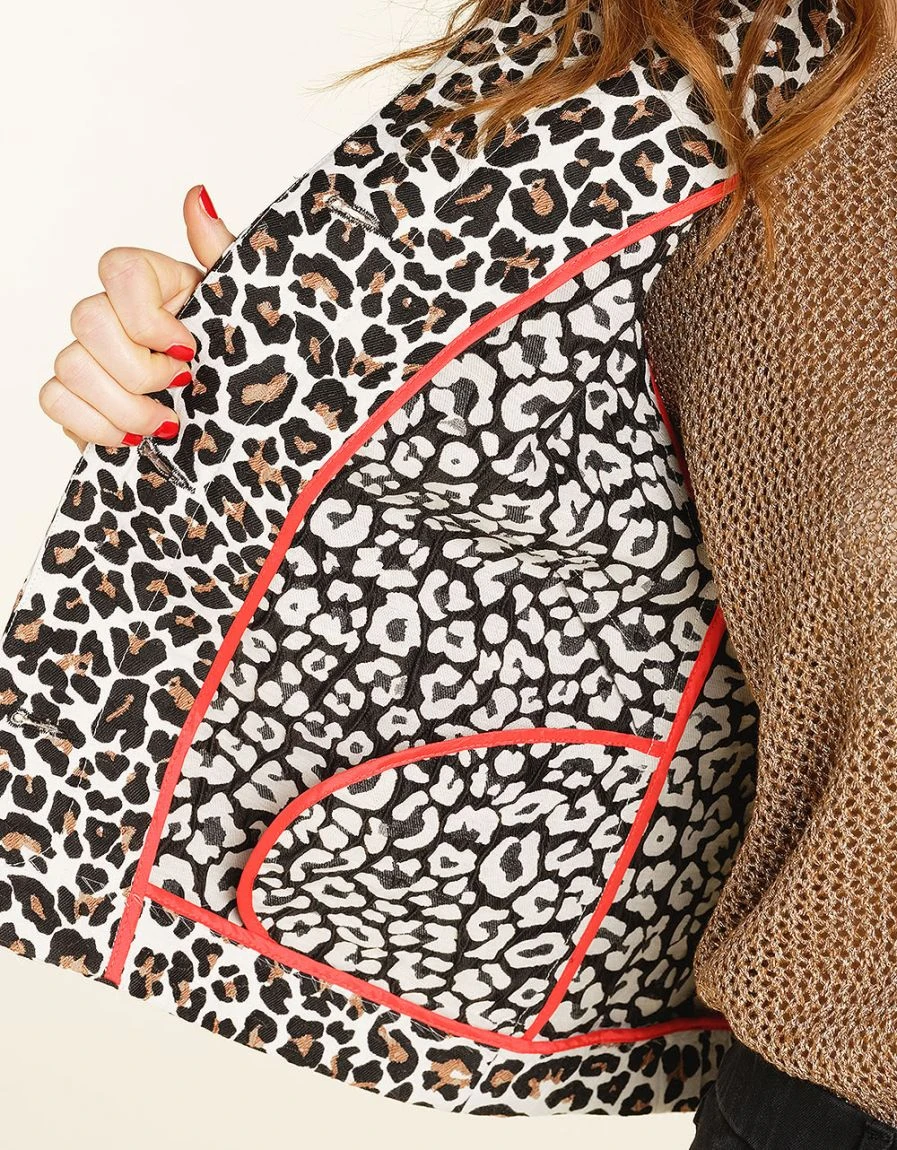 Veste Beige Imprimée 8 Veste Beige Imprimée – Image 6