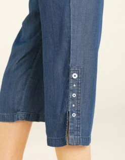 Pantacourt Lyocell Foncé -Meilleur Vêtement Magasin image6 20eb4265085