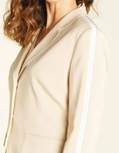 Veste Tailleur Chic Beige -Meilleur Vêtement Magasin image6 20eb4401066
