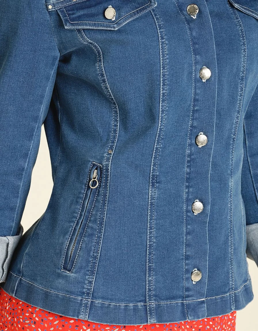 Veste En Jean Stretch 8 Veste En Jean Stretch – Image 6