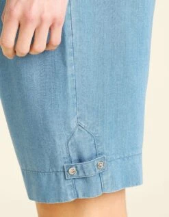 Bermuda Lyocell Bleu -Meilleur Vêtement Magasin image6 21ec2292081