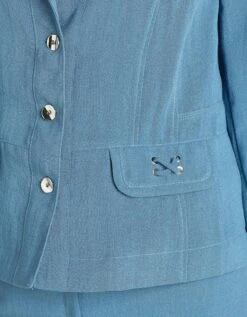 Veste Tailleur Chic Bleue -Meilleur Vêtement Magasin image6 21ec2718086