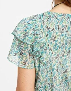 Robe Longue Voile Verte -Meilleur Vêtement Magasin image6 22ed0060050