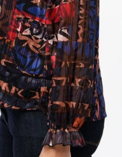 Blouse En Voile Imprimée -Meilleur Vêtement Magasin image6 22hd2346005