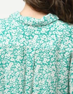 Chemisier Vert Fleuri -Meilleur Vêtement Magasin image6 23ed4253050