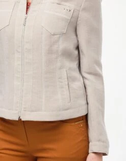 Veste Chic Courte Beige -Meilleur Vêtement Magasin image6 23ed4278066