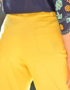 Corsaire Stretch Jaune -Meilleur Vêtement Magasin image7 19eb0453093