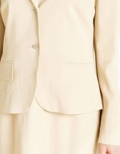 Veste Tailleur Chic Beige -Meilleur Vêtement Magasin image7 20eb4401066