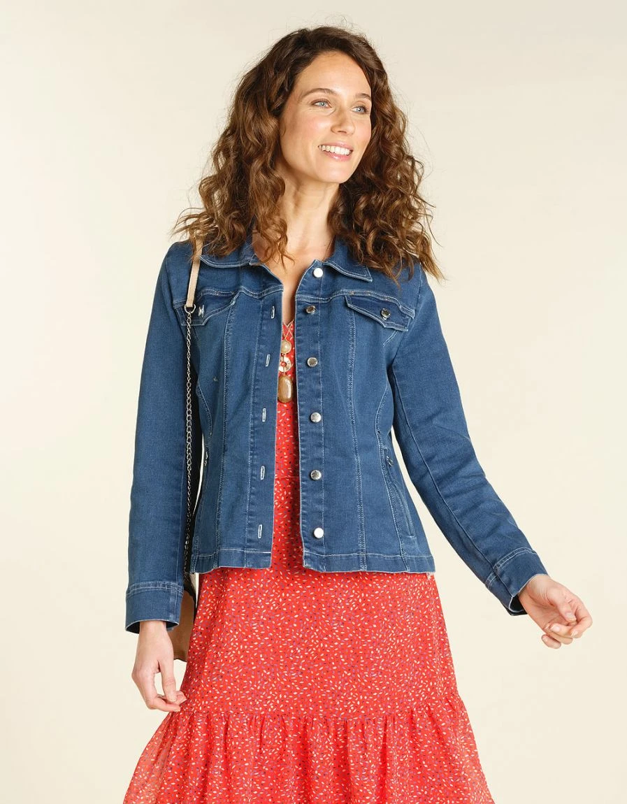 Veste En Jean Stretch 9 Veste En Jean Stretch – Image 7