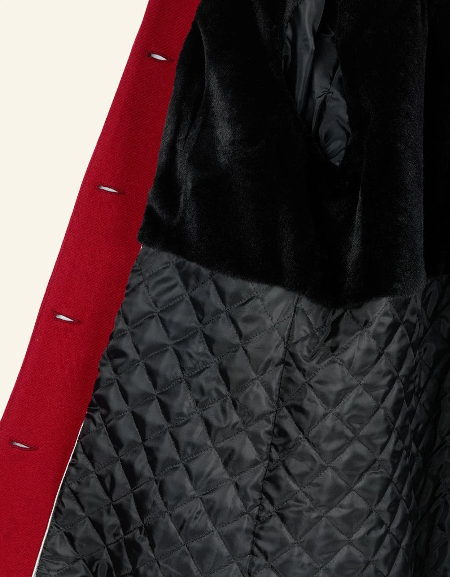 Manteau Laine Rouge 9 Manteau Laine Rouge – Image 7