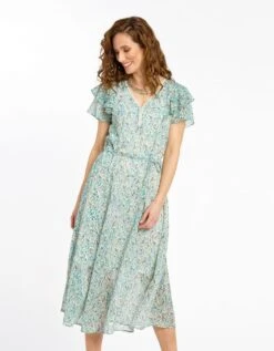 Robe Longue Voile Verte -Meilleur Vêtement Magasin image7 22ed0060050