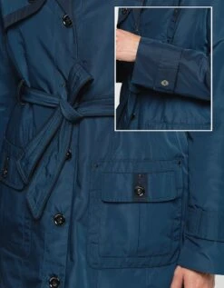 Parka Trench Bleu -Meilleur Vêtement Magasin image7 22hd2030058