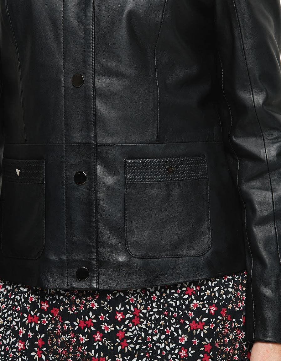 Veste 100% Cuir Noir 9 Veste 100% Cuir Noir – Image 7