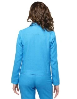 Veste Chic Bleu Azur -Meilleur Vêtement Magasin image7 23ed4398086