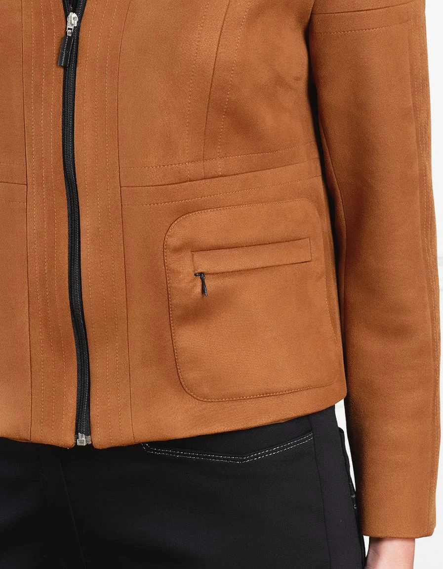 Veste Camel En Suedine 9 Veste Camel En Suedine – Image 7