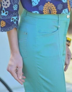 Corsaire Stretch Vert -Meilleur Vêtement Magasin image8 19eb0443050