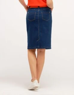 Jupe En Denim Bleu Brut 11 Jupe En Denim Bleu Brut -Meilleur Vêtement Magasin image8 22ed0024265