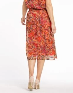 Jupe En Voile Marron -Meilleur Vêtement Magasin image8 22ed0210022