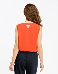 Débardeur Chic Orange -Meilleur Vêtement Magasin image8 22ed0211040