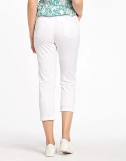 Pantacourt Stretch Blanc -Meilleur Vêtement Magasin image8 22ed0439015