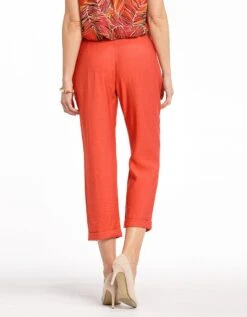 Pantacourt Chic Orange -Meilleur Vêtement Magasin image8 22ed0767010