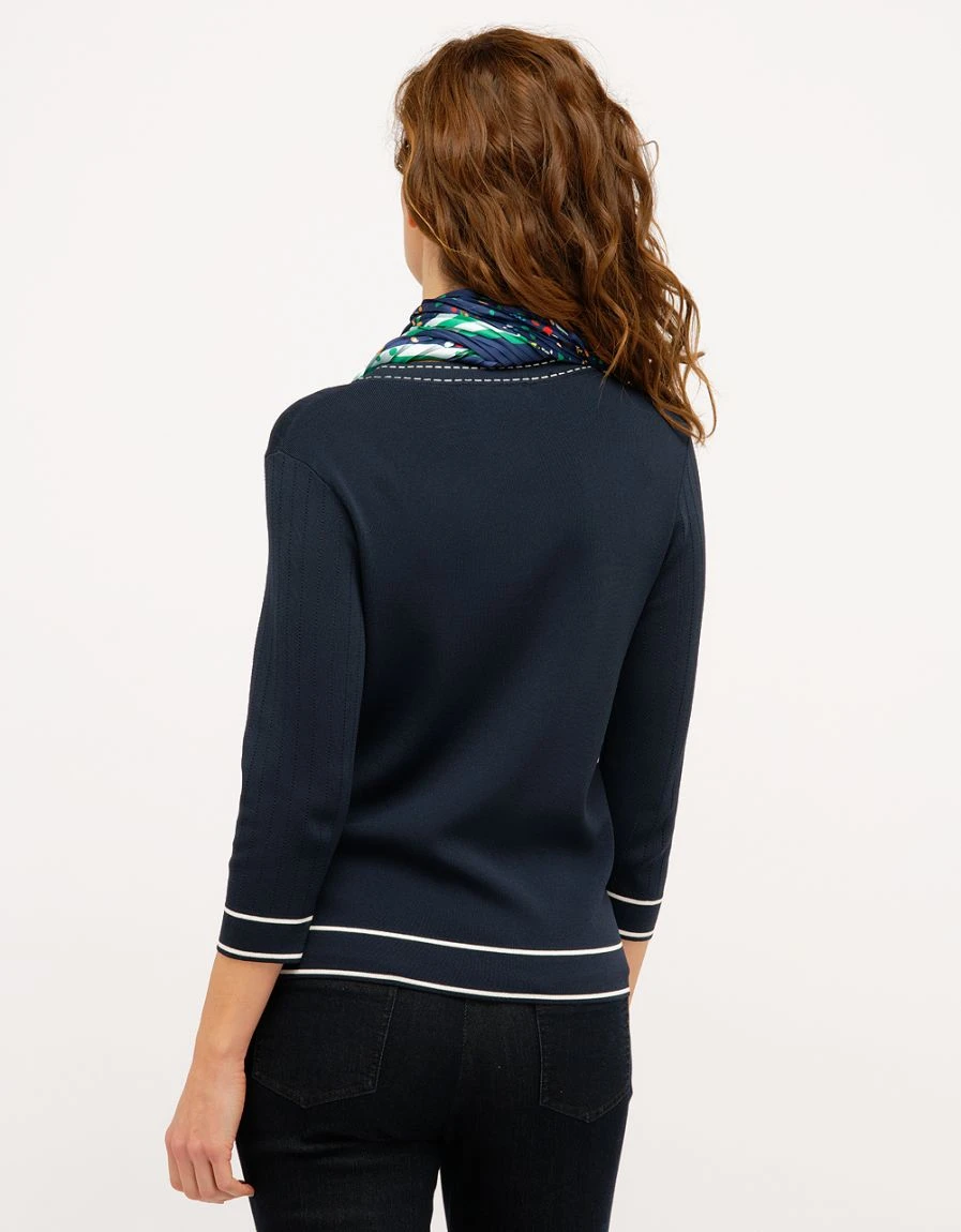Pull Chic Bleu Marine 7 Pull Chic Bleu Marine – Image 5
