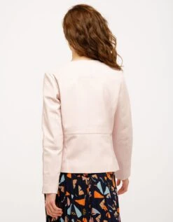 Veste 100% Cuir Rose Pale -Meilleur Vêtement Magasin image8 22ed0864074