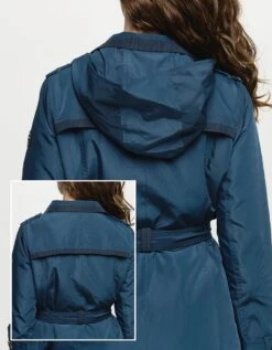 Parka Trench Bleu -Meilleur Vêtement Magasin image8 22hd2030058