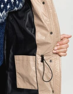 Doudoune Beige Imprimé -Meilleur Vêtement Magasin image8 22hd2673066