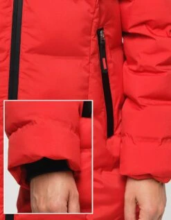 Doudoune Rouge Mi-longue 17 Doudoune Rouge Mi-longue -Meilleur Vêtement Magasin image8 22hd2743010